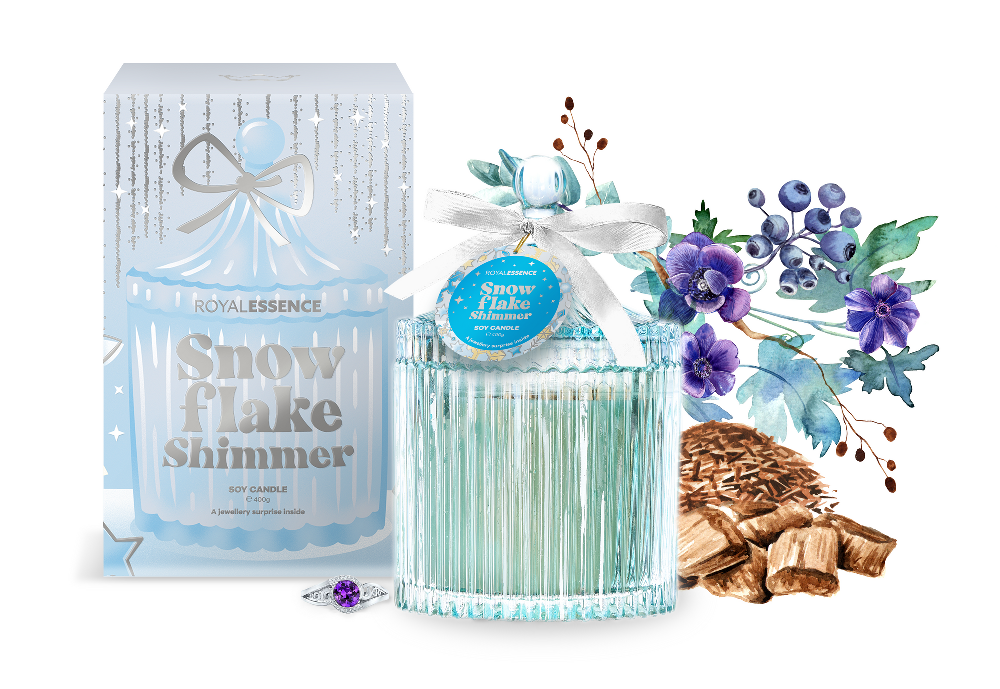 Snowflake Shimmer (Candle)