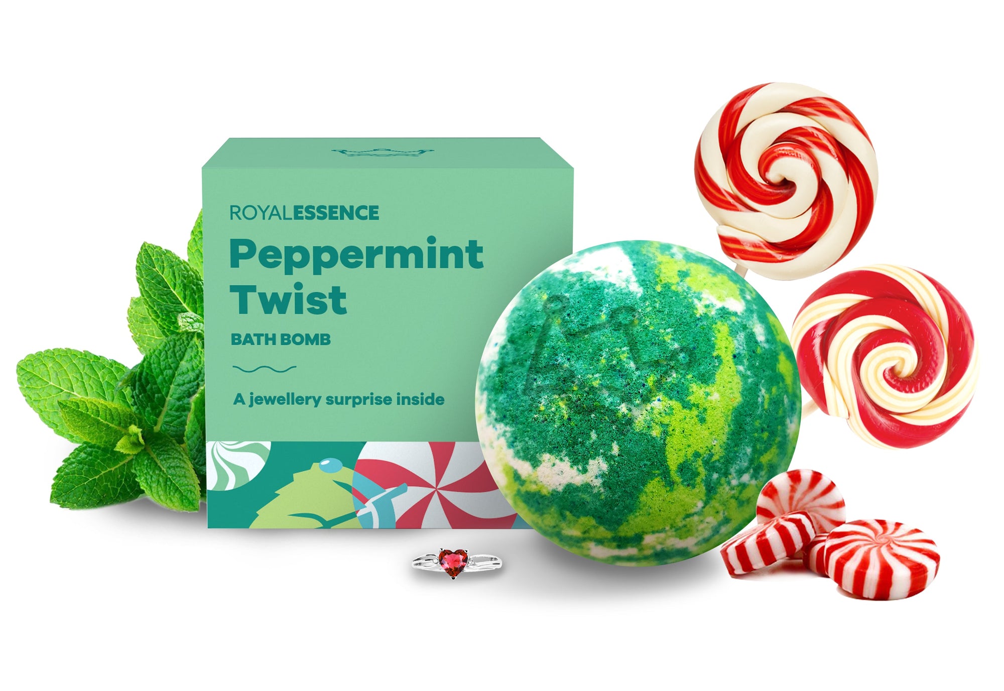 Peppermint Twist (Bath Bomb)