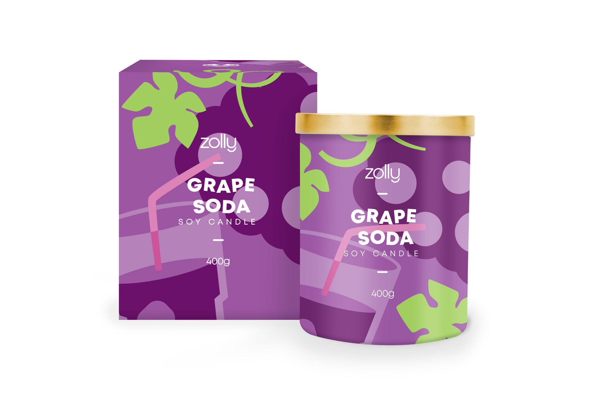 Grape Soda Candle 400g