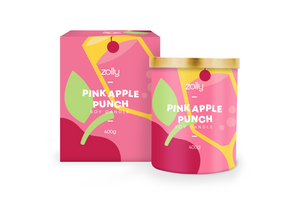 Pink Apple Punch Candle 400g