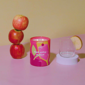 Pink Apple Punch Candle 400g
